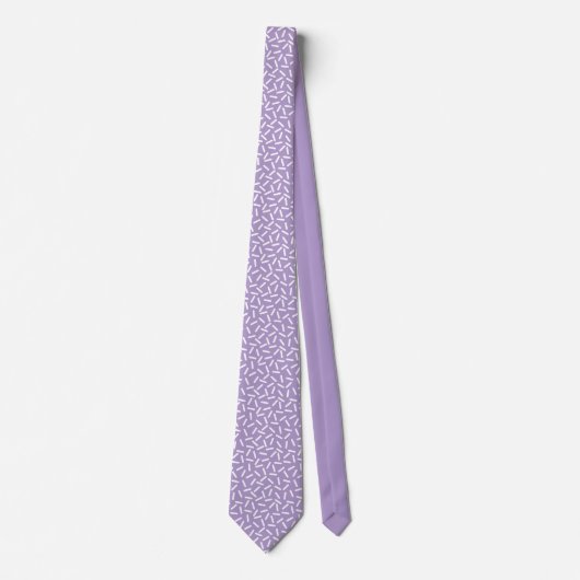 Modern white &purple  ネクタイ (正面)