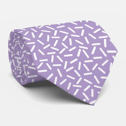Modern white &purple  ネクタイ (ロール)