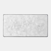 Modern White Square Pattern デスクマット (正面)