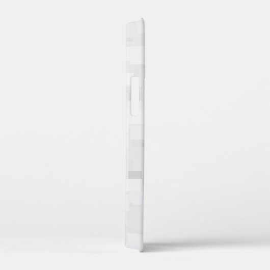 Modern White Square Pattern Case-Mate iPhoneケース (裏面 / 右)