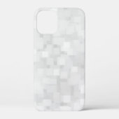 Modern White Square Pattern Case-Mate iPhoneケース (裏面)