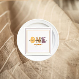 Modern Wild One first birthday  スタンダードカクテルナプキン