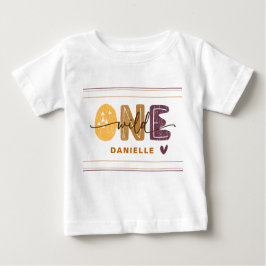 Modern Wild One First Birthday ベビーTシャツ