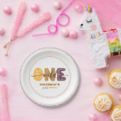 Modern Wild One First Birthday ペーパープレート (パーティー)