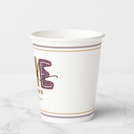 Modern Wild One first Birthday 紙コップ (裏面)