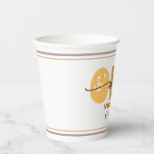 Modern Wild One first Birthday 紙コップ (正面)