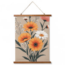 Modern Wildflower Bouquet Botanical Floral