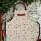Modern Wildflower Floral Grace Chic Trendy エプロン
