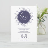 Modern Wildflowers Whimsical Script Custom Photo (スタンド正面)