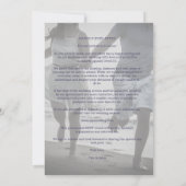 Modern Wildflowers Whimsical Script Custom Photo (裏面)