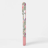 Modern Wildflowers with Name iPhoneケース (左側面)