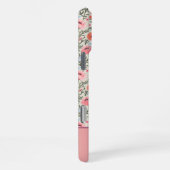Modern Wildflowers with Name iPhoneケース (右側面)