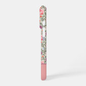 Modern Wildflowers with Name iPhoneケース (左側面)