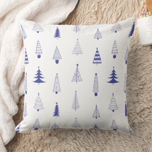 Modern Winter Pillow Design クッション (ブランケット)