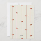 Modern Winter Red Bow Family Photo Christmas シーズンカード (裏面)