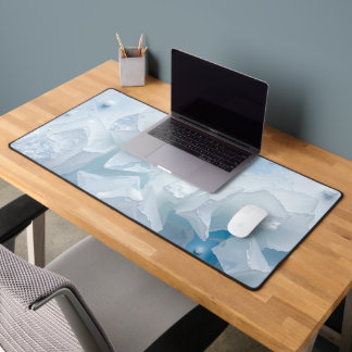 Modern Winter Throw Minimalist Cozy デスクマット