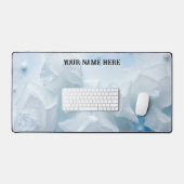 Modern Winter Throw Minimalist Cozy デスクマット (キーボード&マウス)