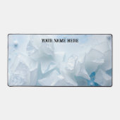 Modern Winter Throw Minimalist Cozy デスクマット (正面)