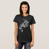 Modern Witch Witchy Moth Wiccan Occult Goth Girl Tシャツ (正面フル)