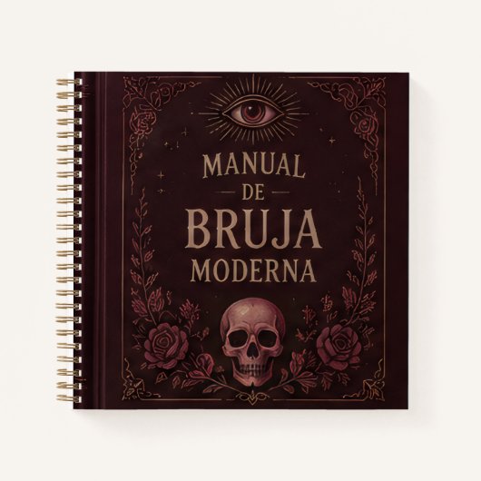 Modern Witch's Skull Manual ノートブック (正面)