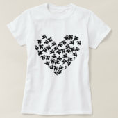 Modern Women's Halloween Doodle T-Shirt Tシャツ (デザイン正面)