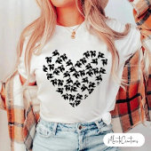 Modern Women's Halloween Doodle T-Shirt Tシャツ