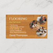 Modern Wood Flooring Tile Service 名刺 (正面)