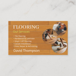 Modern Wood Flooring Tile Service 名刺