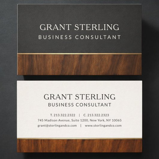 Modern Wood Professional 名刺