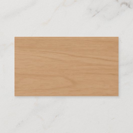 Modern Wood QR Code Minimalist Professional 名刺 (裏面)