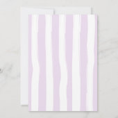 Modern Woodland Animals Baby Shower 招待状 (裏面)