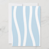 Modern Woodland Animals Baby Shower 招待状 (裏面)