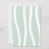 Modern Woodland Animals Baby Shower 招待状 (裏面)