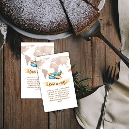 Modern World Map Airplane Books For Baby Shower エンクロージャーカード