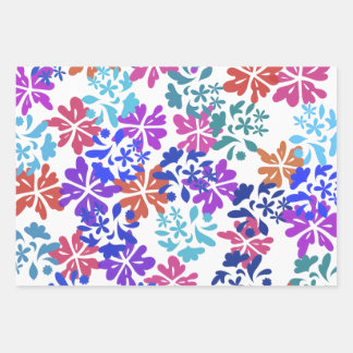 Modern Wrapping Paper Flat Sheet Set of 3 ラッピングペーパーシート