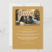 Modern Wreath Heart-Shape Merry Christmas Photo (裏面)