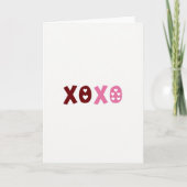 Modern Xoxo Expression Card カード (正面)