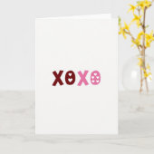 Modern Xoxo Expression Card カード (黄色い花)