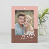  Modern XOXO Valentine Photo シーズンカード (スタンド正面)