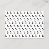 Modern Year 2026 Photo Calendar with Foliage 名刺 (裏面)