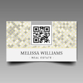 Modern Yellow & Gray Geometric Appointment Card 予約カード