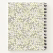 Modern Yellow & Gray Geometric Professional  ノートブック (裏面)