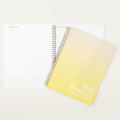 Modern Yellow Ombre Planner プランナー手帳 (ディスプレー)