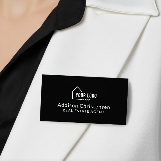 Modern Your Logo Custom Real Estate 名札