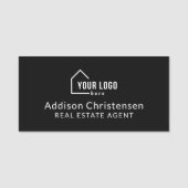 Modern Your Logo Custom Real Estate 名札 (正面)