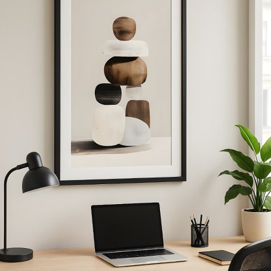 Modern Zen Balance ポスター