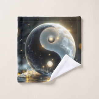 Modern Zen Yin and Yang vibes  ウォッシュタオル