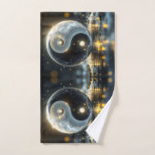 Modern Zen Yin and Yang vibes ハンドタオル (ハンドタオル)