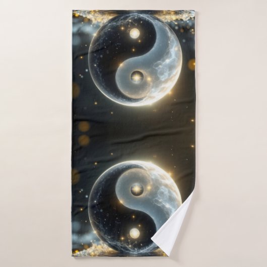 Modern Zen Yin and Yang vibes  バスタオル (バスタオル)