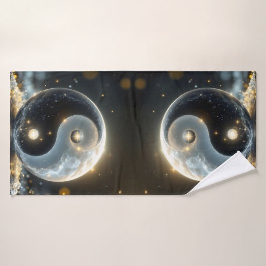 Modern Zen Yin and Yang vibes  バスタオル (バスタオル)